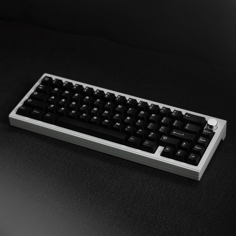 Keycap White on Black WoB cherry profile ABS 2 shot bàn phím cơ Mitoby Studio