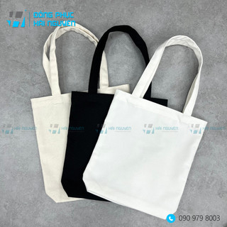 Túi vải bố, túi vải tote, túi vải canvas trơn nhiều size, nhiều màu