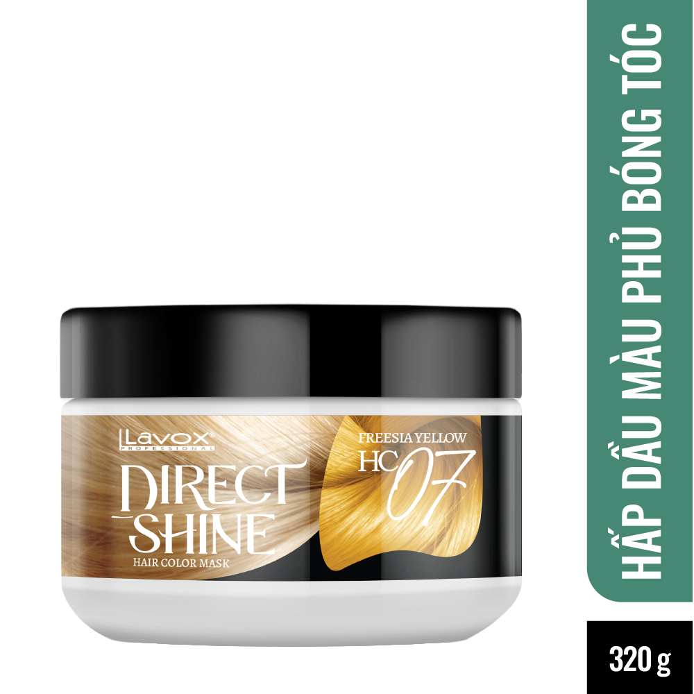 Hấp Dầu Màu Phủ Bóng Tóc Lavox