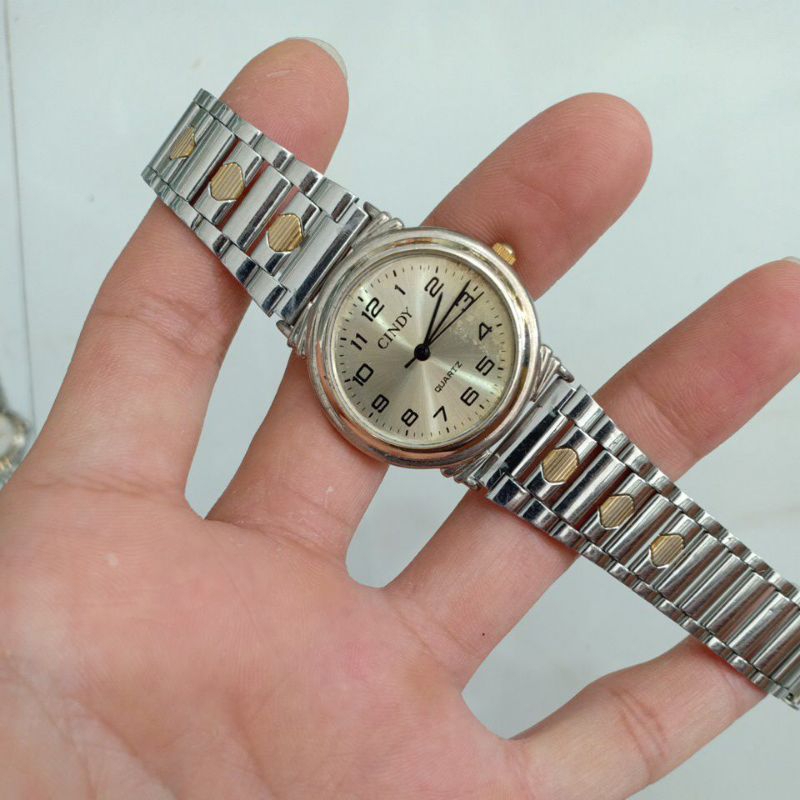 Đồng hồ si nhật nam hiệu CINDY dây thép lụa demi phù hợp nam tay vừa và nhỏ
