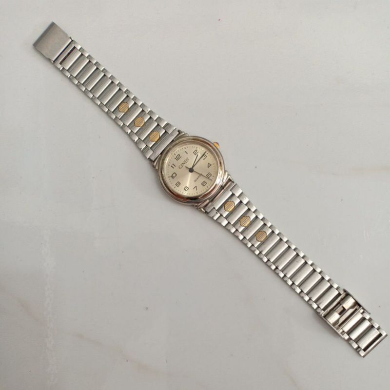 Đồng hồ si nhật nam hiệu CINDY dây thép lụa demi phù hợp nam tay vừa và nhỏ