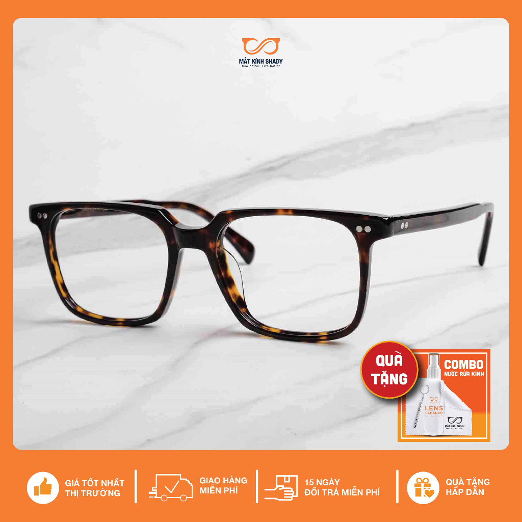 Gọng Kính Nhựa Acetate Shady Unisex G1648