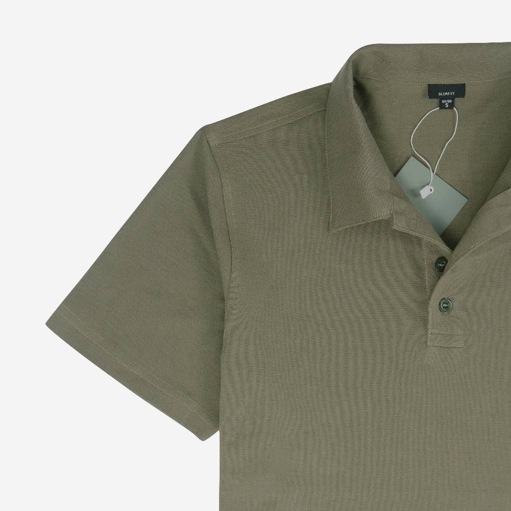 Áo Polo nam trơn tay ngắn HUDOMAN form slimfit chất vải cotton US cá sấu chống nhăn, bền màu AOPOLO-001