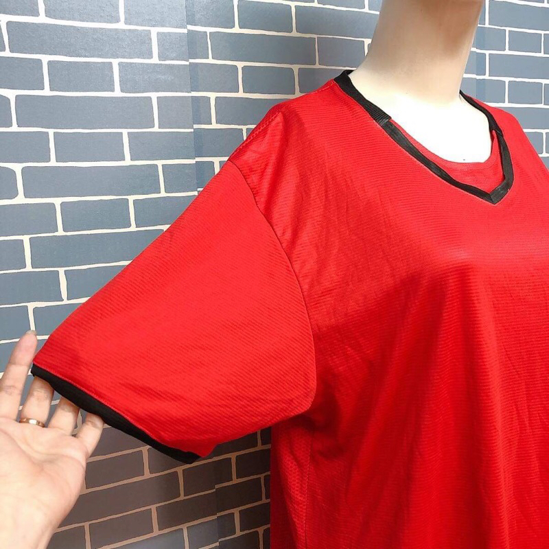 Đầm thun đỏ viền đen đồ si 2hand