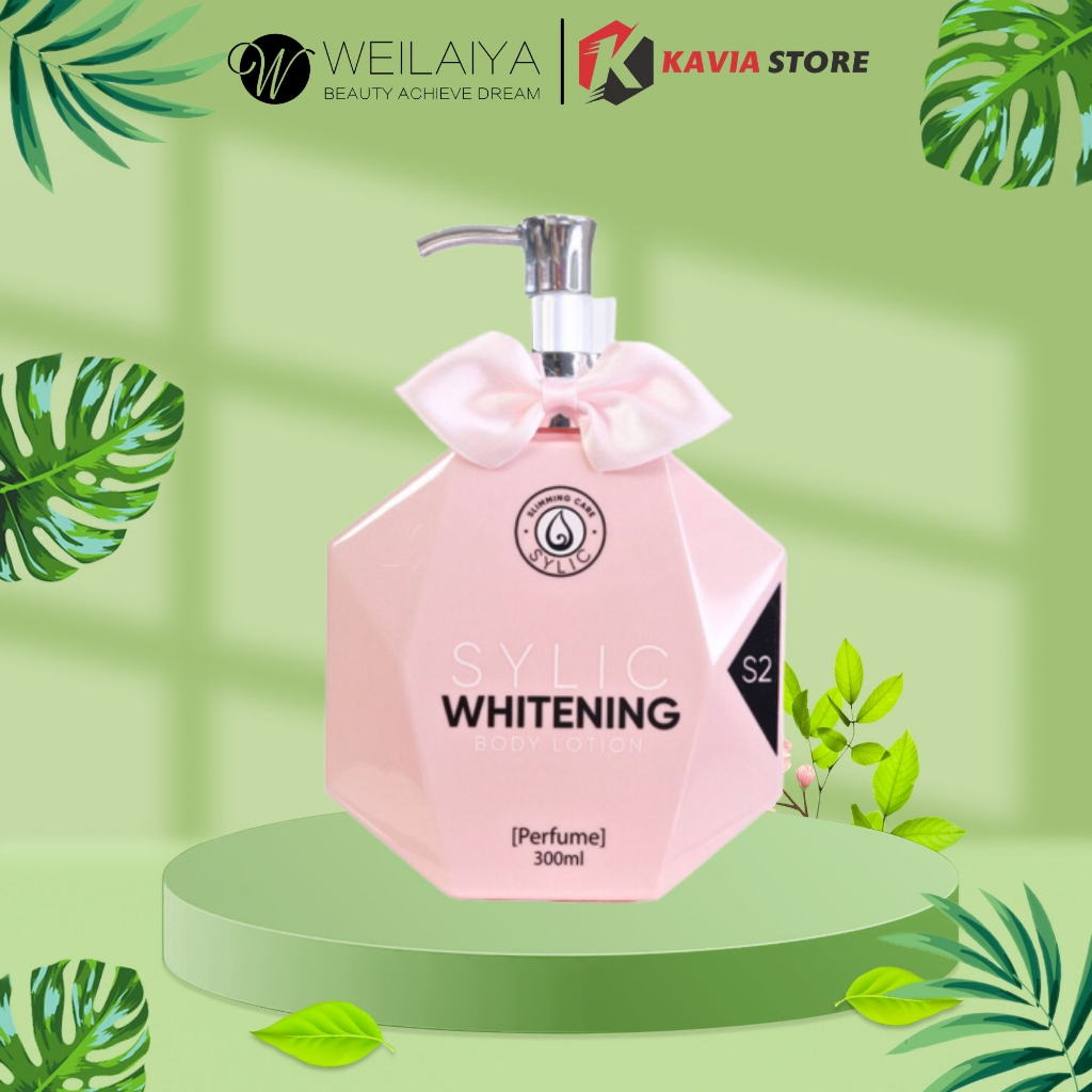Kem dưỡng trắng da Slimming Care Sylic Whitening Body Lotion giúp dưỡng da trắng sáng dưỡng ẩm duy trì độ đàn hồi cho da