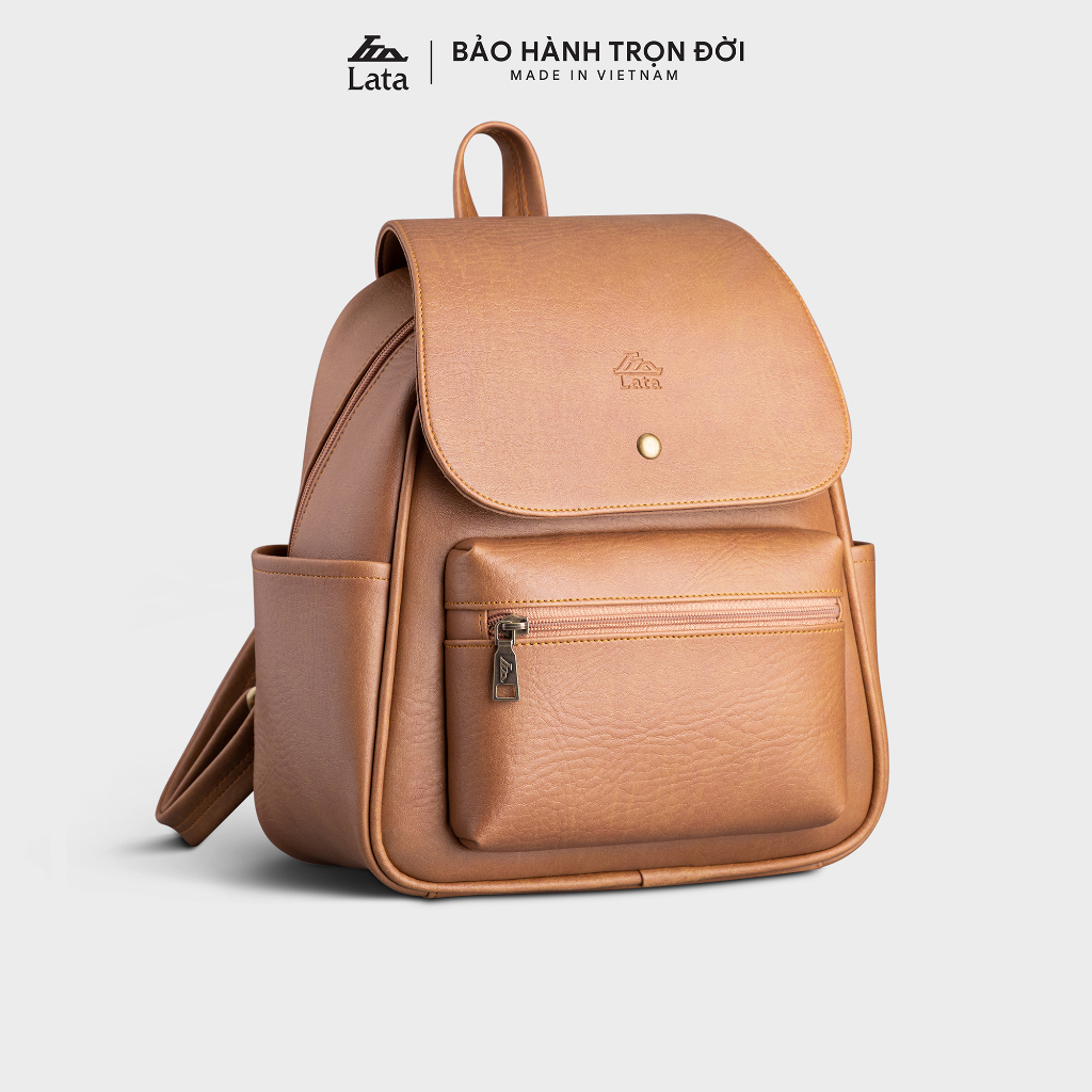 Balo da nữ cỡ trung nắp gập Lata BAL65