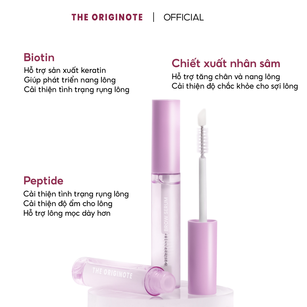 The Originote Combo 2pcs - 2in1 Lash & Brow Serum