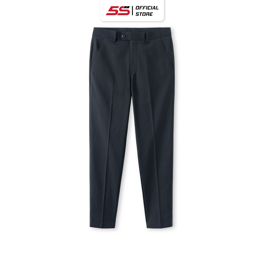 Quần Tây Nam 5S FASHION Màu Đen, Thiết Kế Basic, Phom Ôm Vừa Vặn, Trẻ Trung, Lịch Lãm