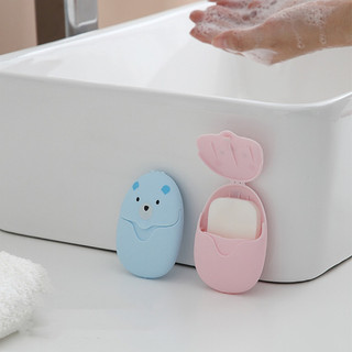 Xà Bông Giấy Du Lịch 1 Lần Rửa Tay Dạng Miếng Tiện Lợi Nhiều Màu Sắc( có bán sỉ )