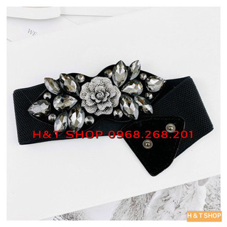 Đai váy - nịt váy hoa đá sang chảnh