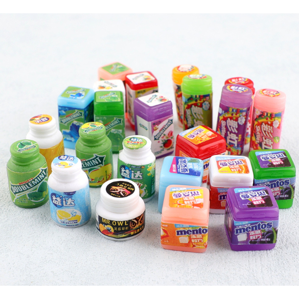 Mô hình hộp kẹo các loại trang trí nhà búp bê, nhà mô hình DIY