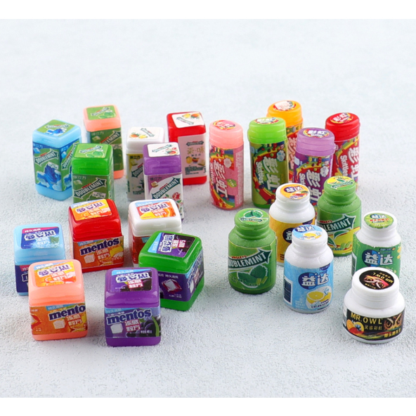 Mô hình hộp kẹo các loại trang trí nhà búp bê, nhà mô hình DIY