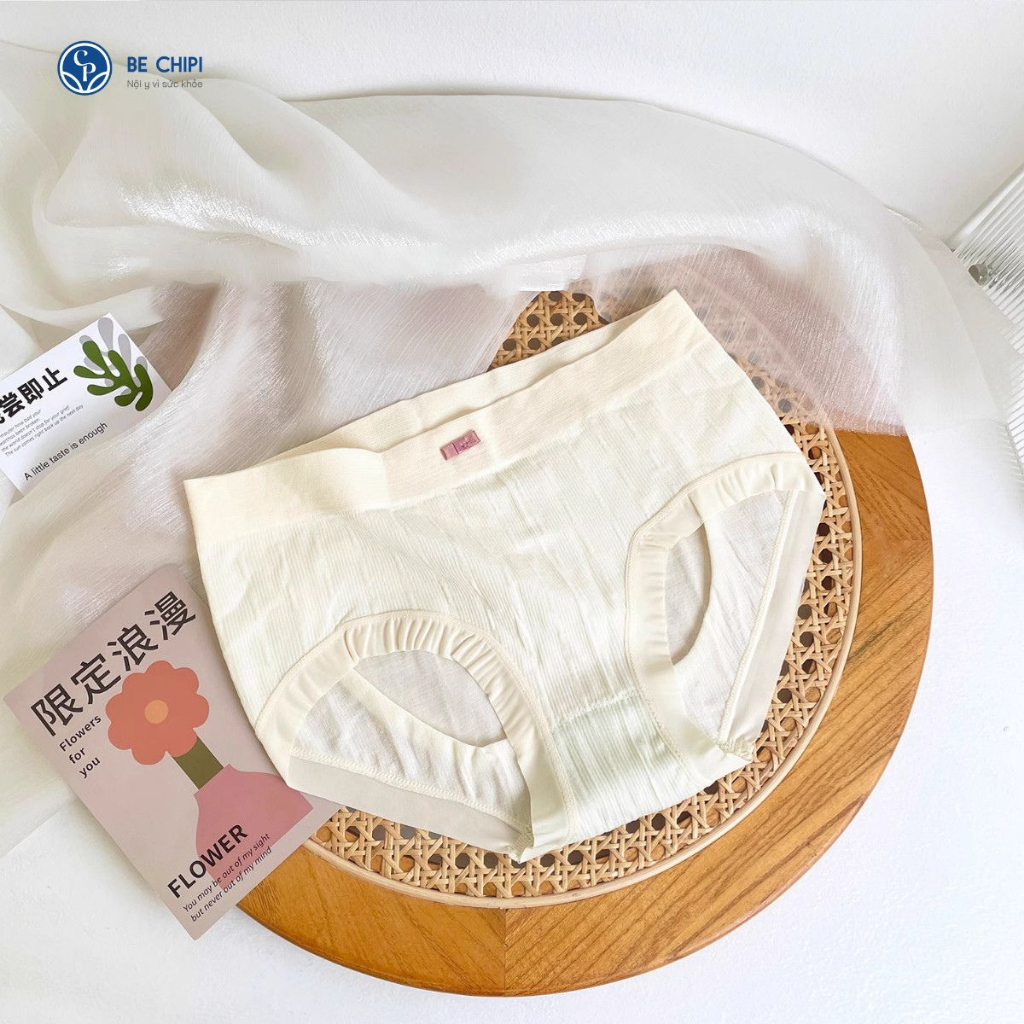 Combo 3 Quần Lót Nữ Cotton Co Giãn 4 Chiều Thấm Hút (45-55kg) QL9015 By Bechipi