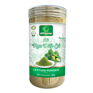  Bột Rau Diếp Cá sấy lạnh nguyên chất NTPowder hũ Pet 300gr - Nhất Tín Food 