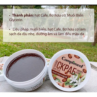 (Thanh Lý) Tẩy da chết body Compliment Cà phê , Lavender , & Ca Cao