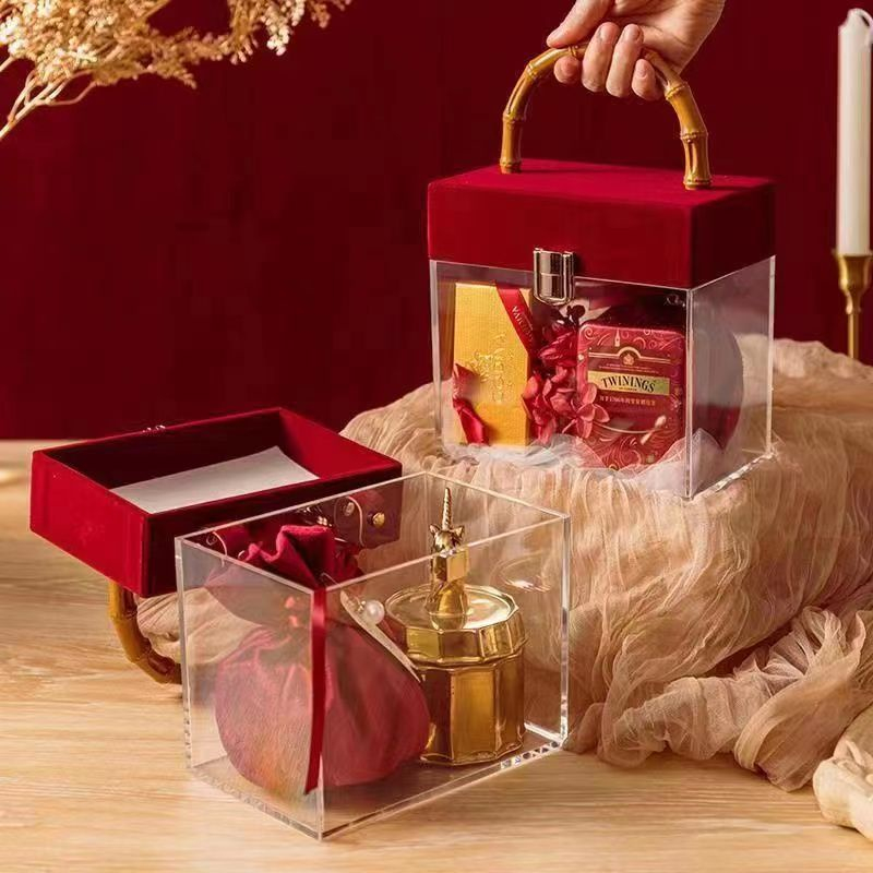 Hộp Đựng Quà Bằng Acrylic Trong Suốt Sang Trọng Tiện Dụng