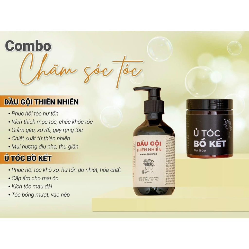 Dầu Gội Bồ Kết Thiên Nhiên by L.K.H Cosmetics