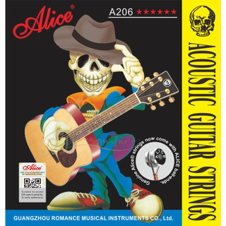 Dây Đàn Guitar Acoustic Alice AW206 2023 Ball-ends 2023 Chính Hãng
