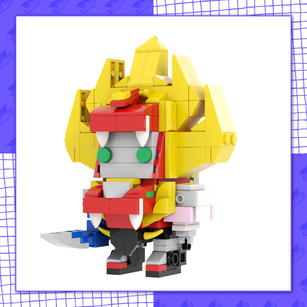 Đồ Chơi Mô Hình Lắp Ráp MOC005 - Brickheadz Robot Siêu Thú Siêu Nhân Gao King Gaoranger MOC 260+ Part