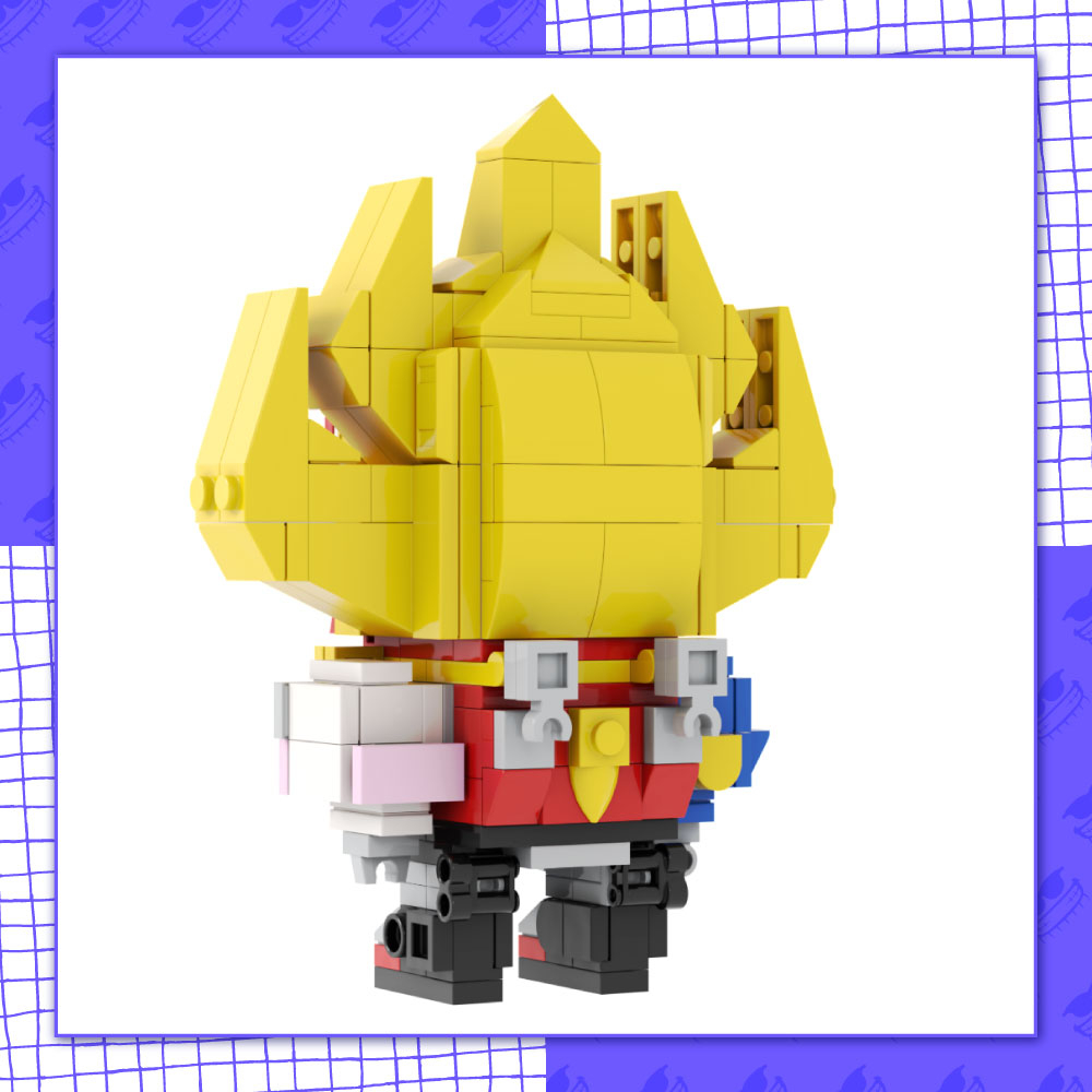 Đồ Chơi Mô Hình Lắp Ráp MOC005 - Brickheadz Robot Siêu Thú Siêu Nhân Gao King Gaoranger MOC 260+ Part