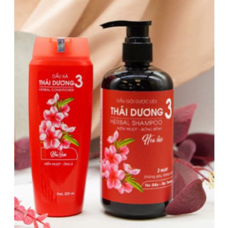 SALE SỐC Dầu gội thái dương 3 hương hoa 200ml và 480ml ( có dầu xả hương hoa 200ml ) có tác dụng sạch gàu, ngăn rụng tóc