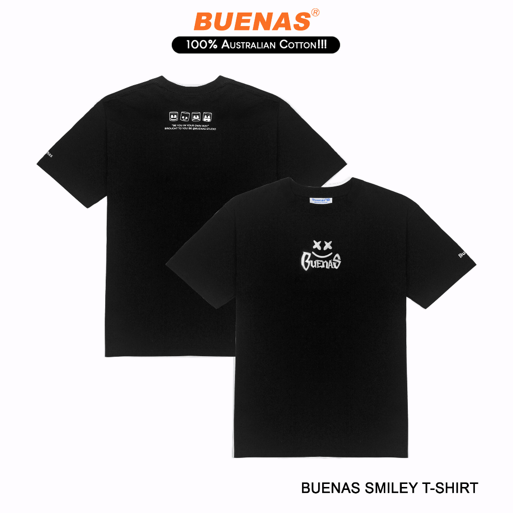 Áo thun local brand tay lỡ form oversize unisex cho nam nữ BUENAS - SWT89