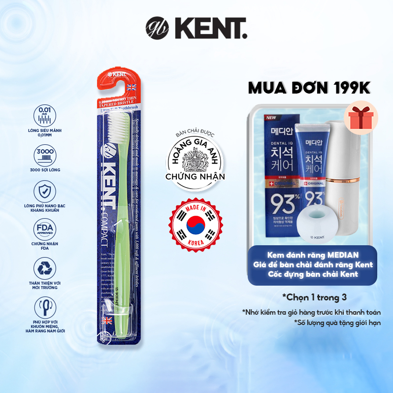 Bàn chải massage nướu siêu mềm Kent - UK dành cho nữ