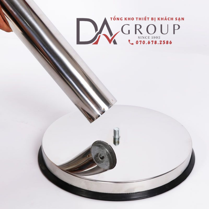 CỘT CHẮN INOX PHÂN CÁCH LỐI ĐI 3 KÍCH THƯỚC 2M, 3M, 5M,