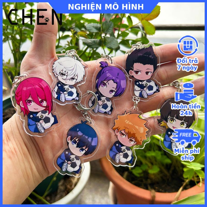 Móc khóa Acrylic Blue Lock Isagi Yoichi Hyoma Chigiri Meguru Bachira Kenyu Yukimiya Tabito Karasu Ol