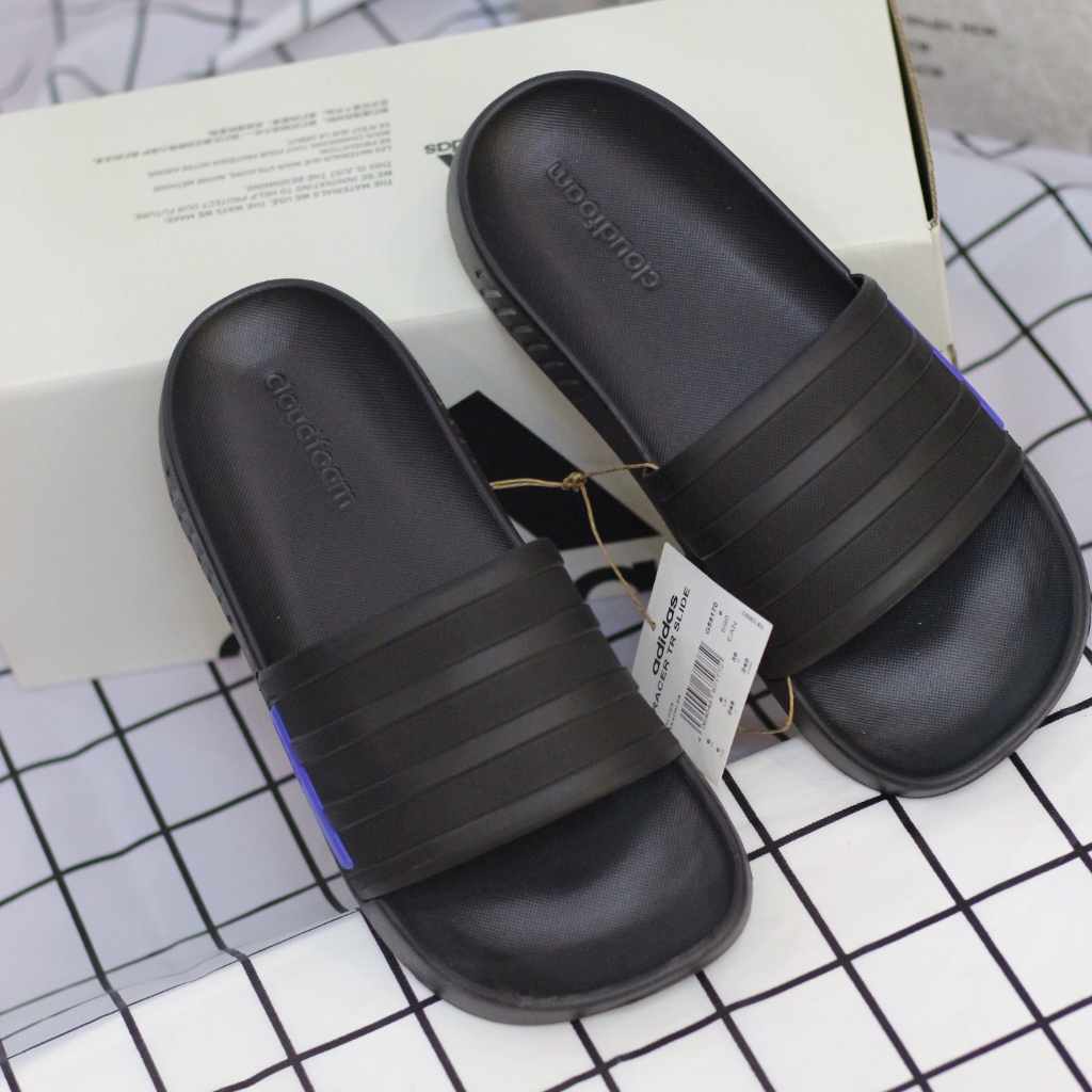 Dép Adidas - Racer Tr Slides - *Core Black Blue* - Code: G58170