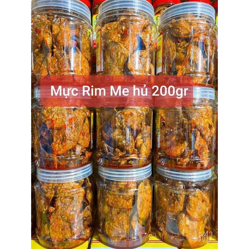 Mực rim me Phan thiết ăn liền, hủ 200g-(HCM)