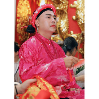 Áo Cô Bơ- cô Chín - gấm trơn - mặc mát nhẹ nhàng đơn giản -trang phục hầu đồng