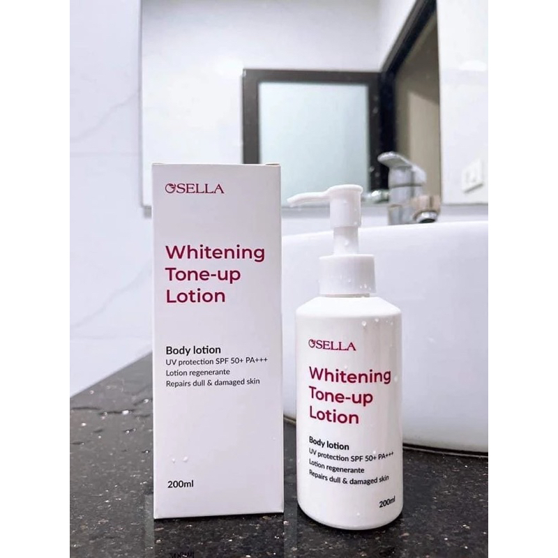 Kem dưỡng nâng tông Body- Whitening Toner-Up Lotion OSELLA