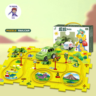 Đồ Chơi Lắp Ráp Đường Ray Tàu Hỏa Đường Đua Khủng Long l Rừng Xanh l Không Gian Đồ Chơi Giải Đố