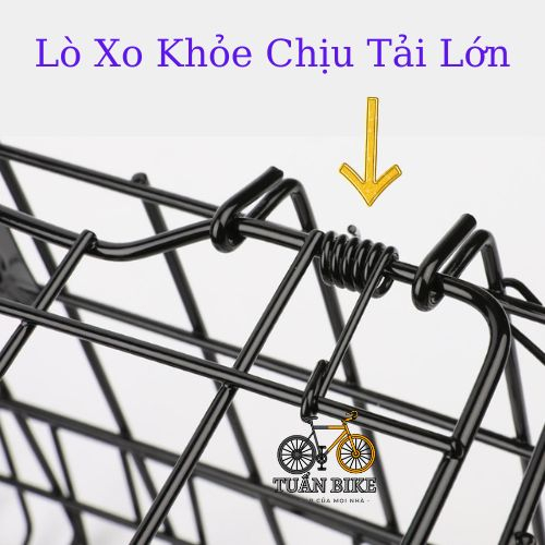 Giỏ Xe Đạp Thể Thao, Xe Địa Hình Mầu Đen Cao Cấp