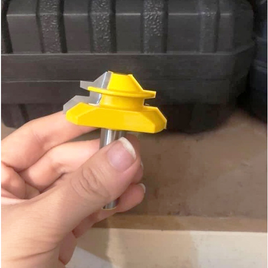 Mũi Ghép Góc Hộp Vuông Cốt 12.7 - Ghép Góc Hộp Vuông Cho Ván Từ 0.8 -2.5cm - 1 mũi chạy 2 ván