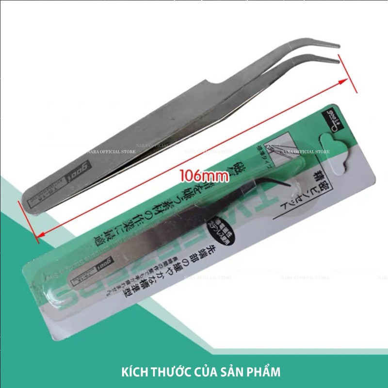 Nhíp Gắp Đá , Gắp Sticker , Gắp Phụ Kiện Nail Dáng Cong Và Thẳng