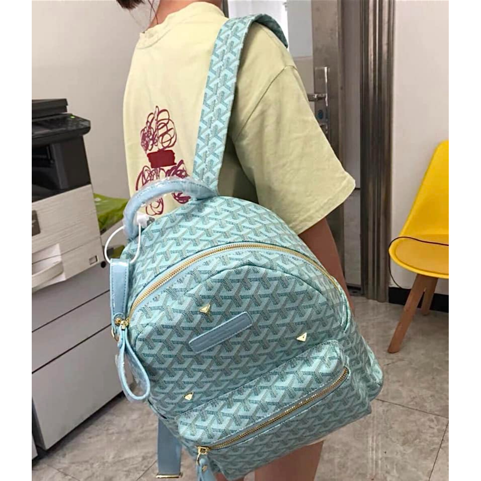 Balo EDMOND MASION MONOGRAM  - Tặng kèm ví nhỏ & card holder hãng EMM