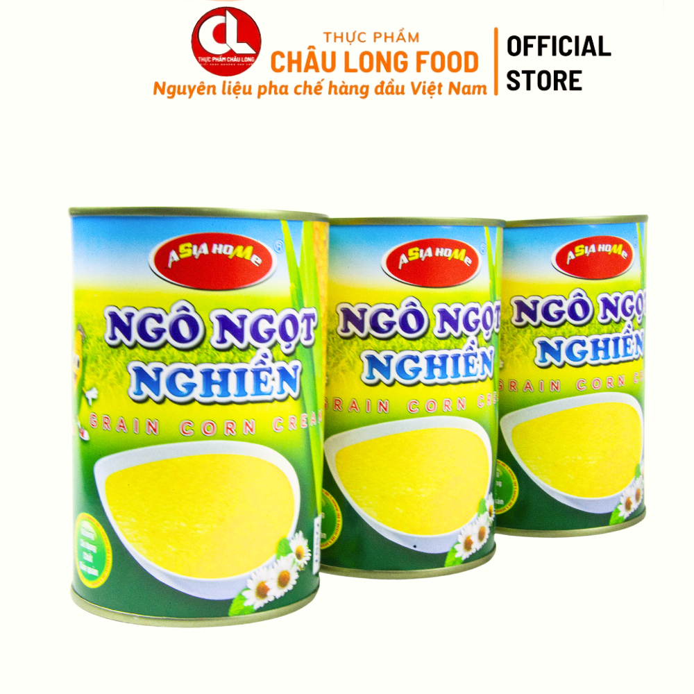 NGÔ NGỌT NGHIỀN ASIA HOME ngô kem xay nấu súp, nấu chè...