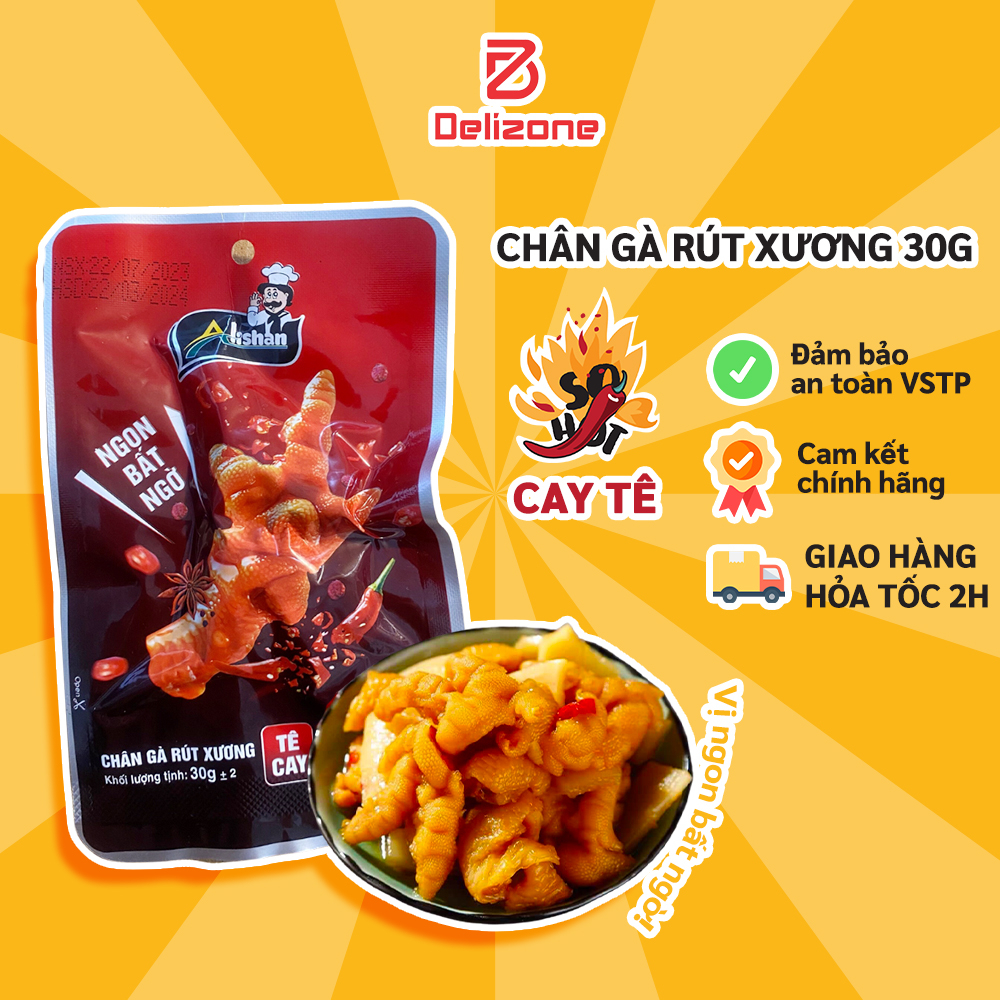 Chân gà Alishan Việt Nam, đồ ăn vặt ngon chảy nước miếng, đảm bảo AT VSTP.