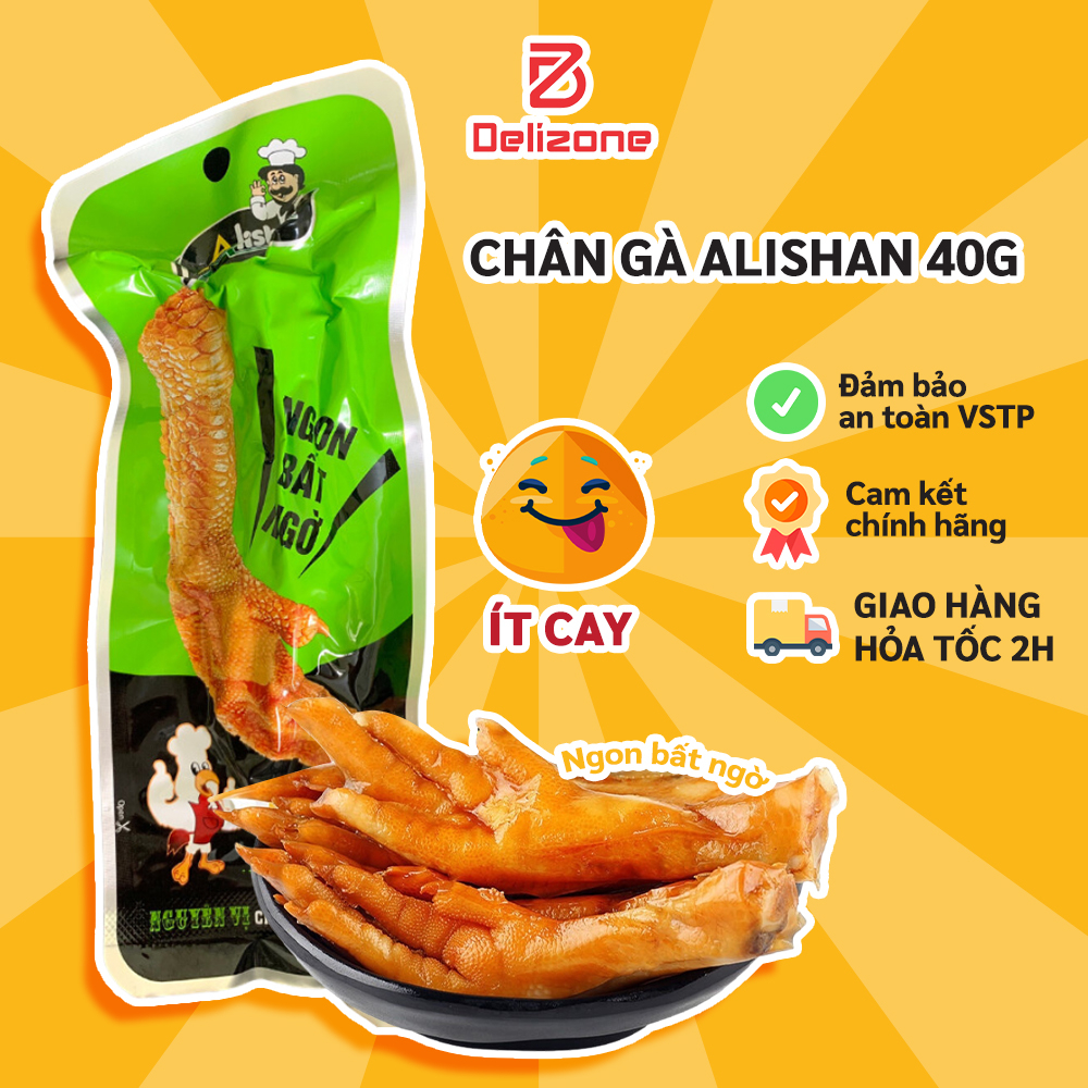 Chân gà Alishan Việt Nam, đồ ăn vặt ngon chảy nước miếng, đảm bảo AT VSTP.