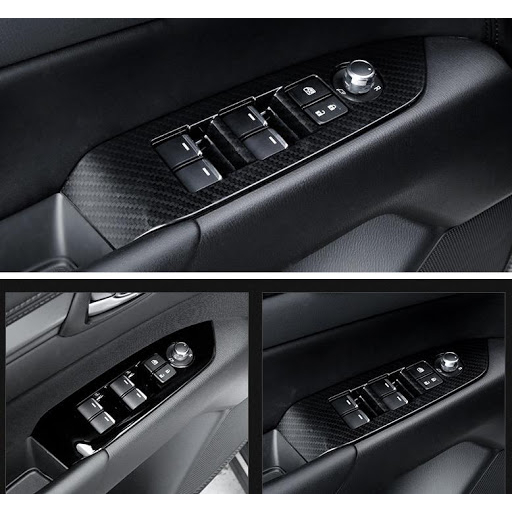 Ốp nội thất xe Mazda CX5 2018 đến 2023 mẫu titan/ carbon đẹp, thể thao, trang trí chống xước cho xe