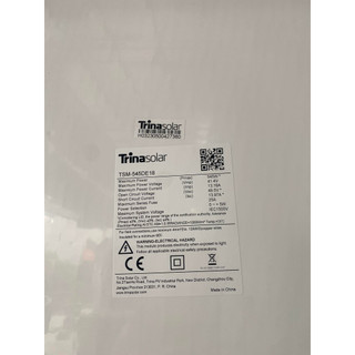 TẤM PIN TRINA SOLAR 545W