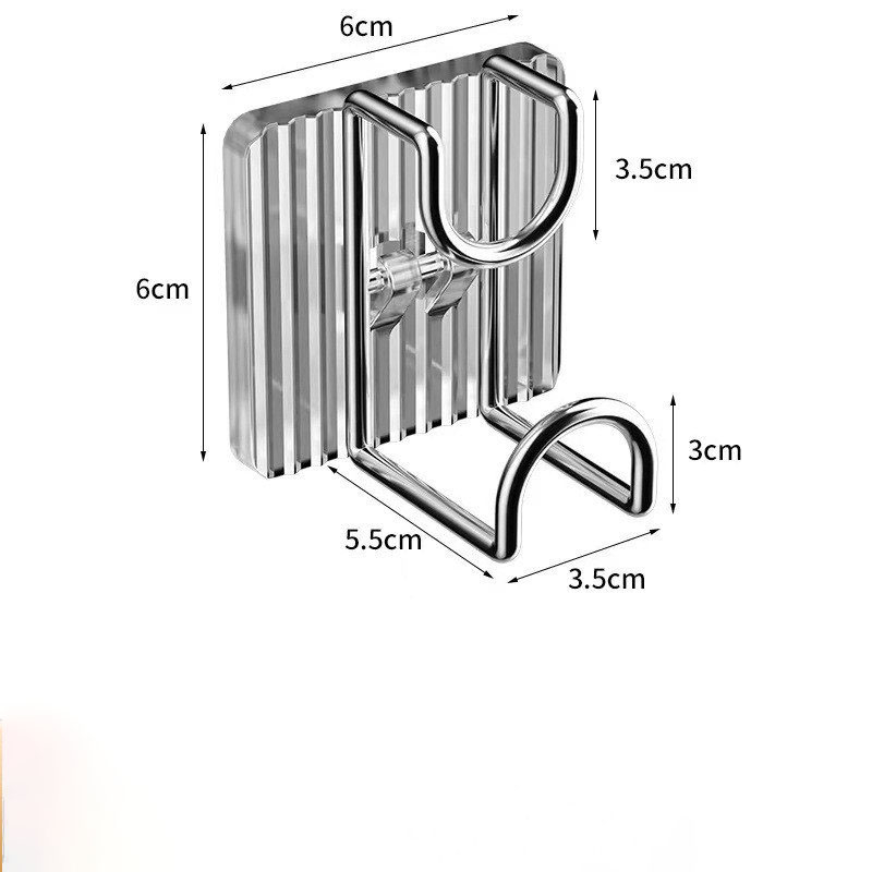 Móc Treo Thau Chậu Đa Năng Bằng Inox 304 Và Nhựa Trong Suốt Acrylic Cao Cấp