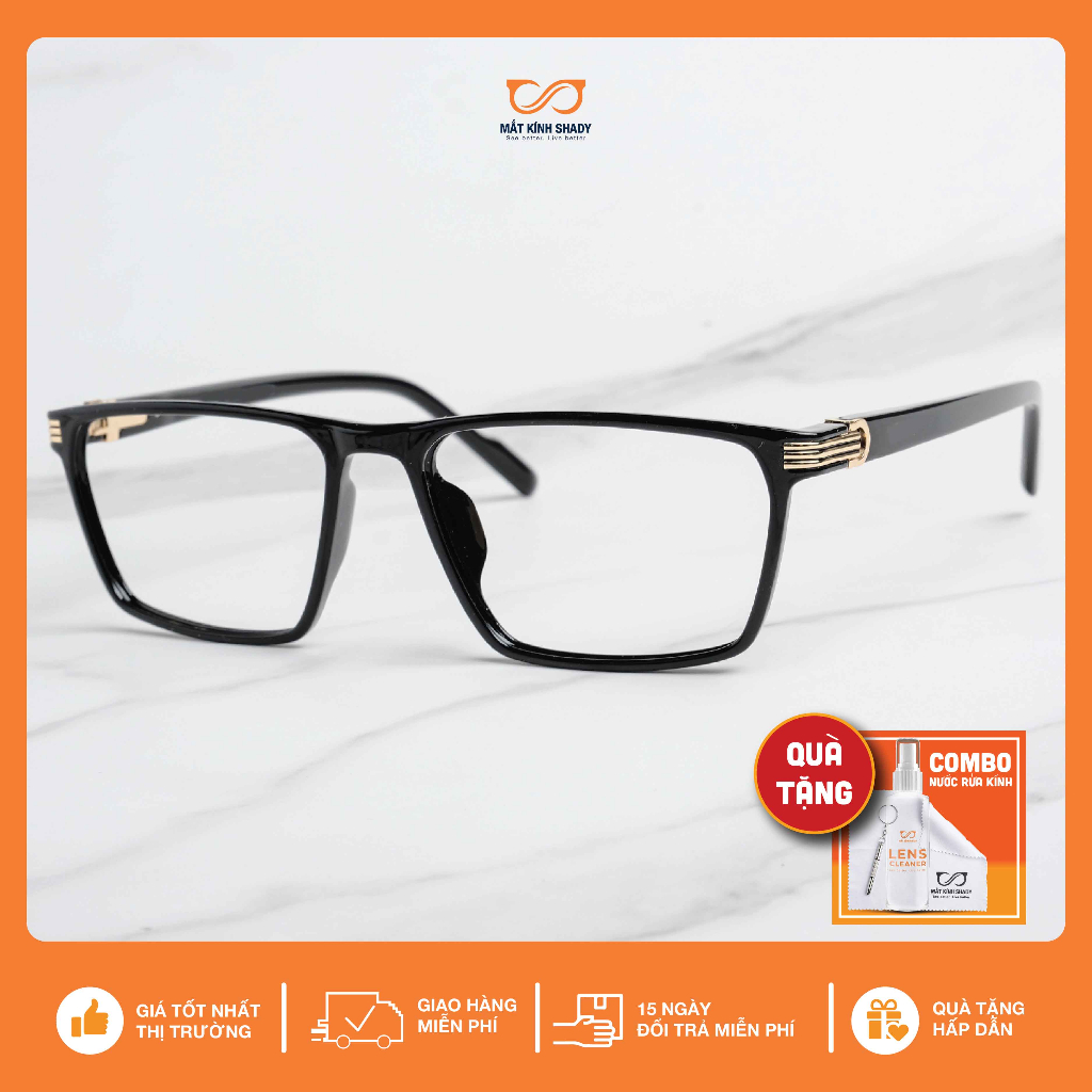 Gọng Kính Cận Nhựa Ultem Shady Unisex G1831