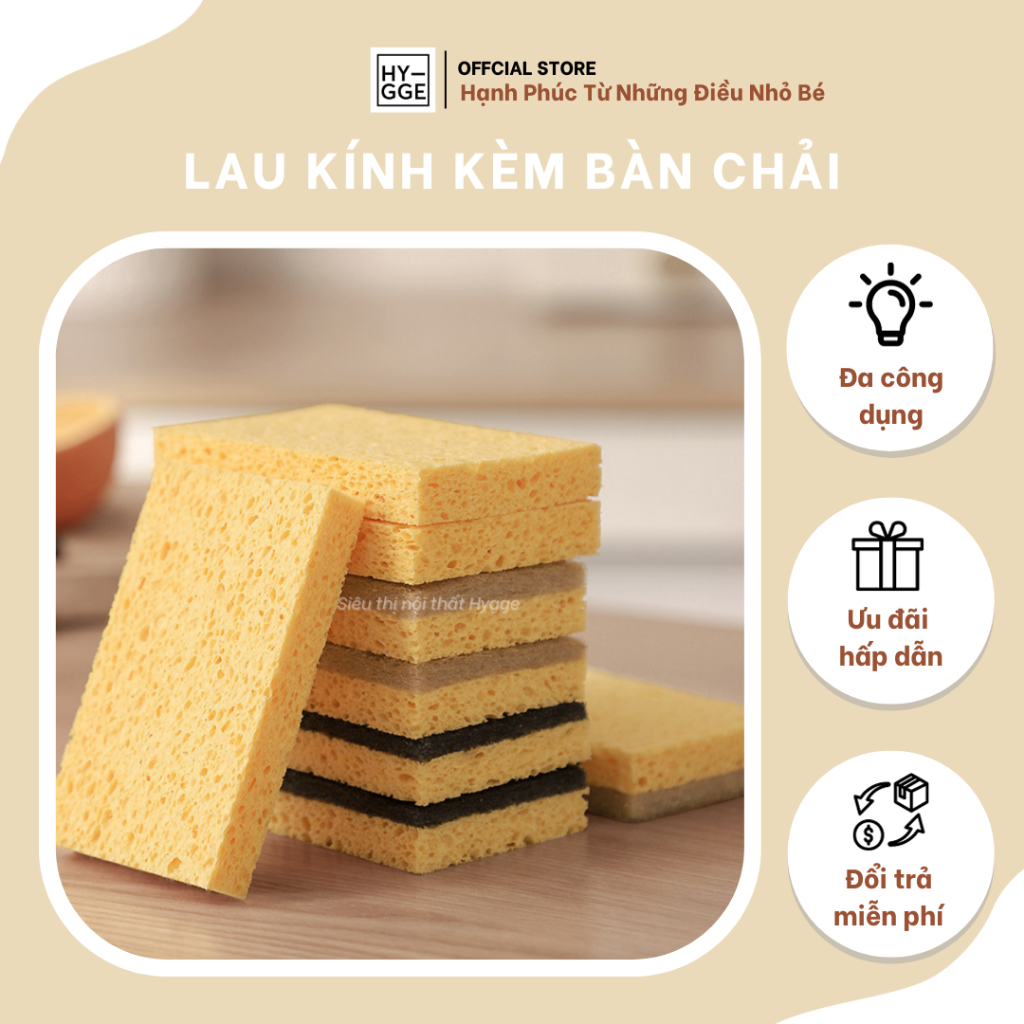 Miếng Rửa Chén Kháng Khuẩn Êm Dịu Da Tay Tạo Bọt Nhiều Tiết Kiệm Xà Phòng | Miếng Bọt Biển Rửa Bát Đĩa Xốp