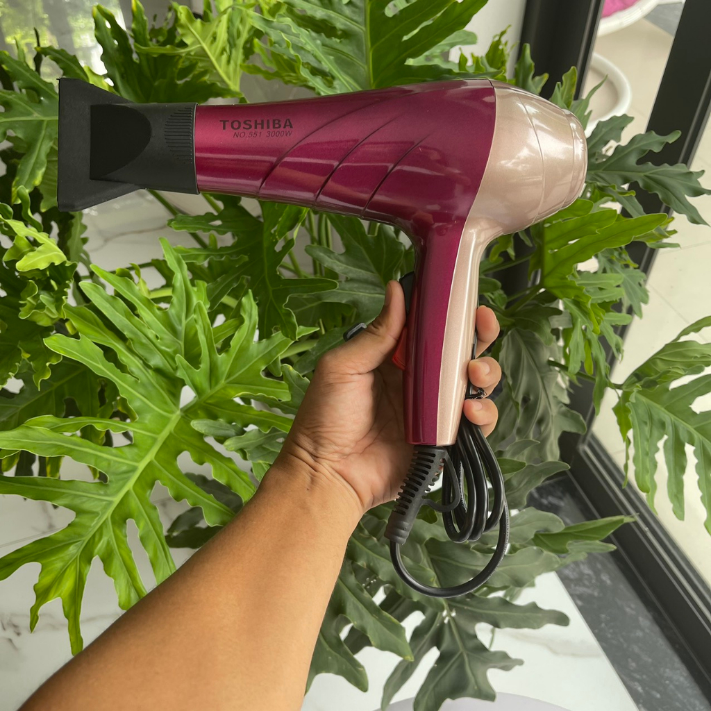 Máy Sấy Tóc Cao Cấp Toshiba 551 Công suất lớn-3000W - Siêu Bền Chất Lượng Cao