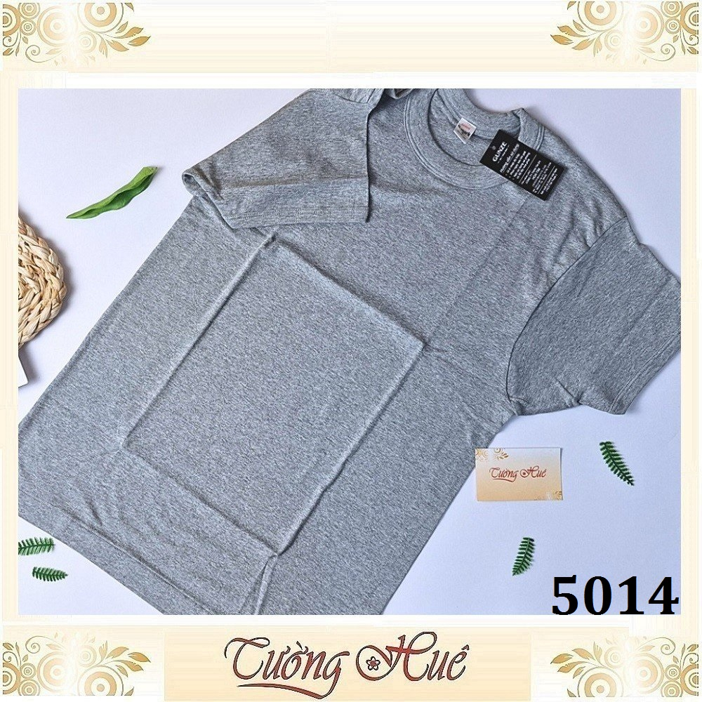 Áo thun nam G-Mark Gunze 5014 (áo có tay cổ tròn size Xl -XXL) màu xám.