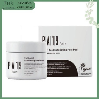 Tẩy tế bào chết civasan pa19 skin multi acid exfoliating peel pad / toner pad 100 miếng