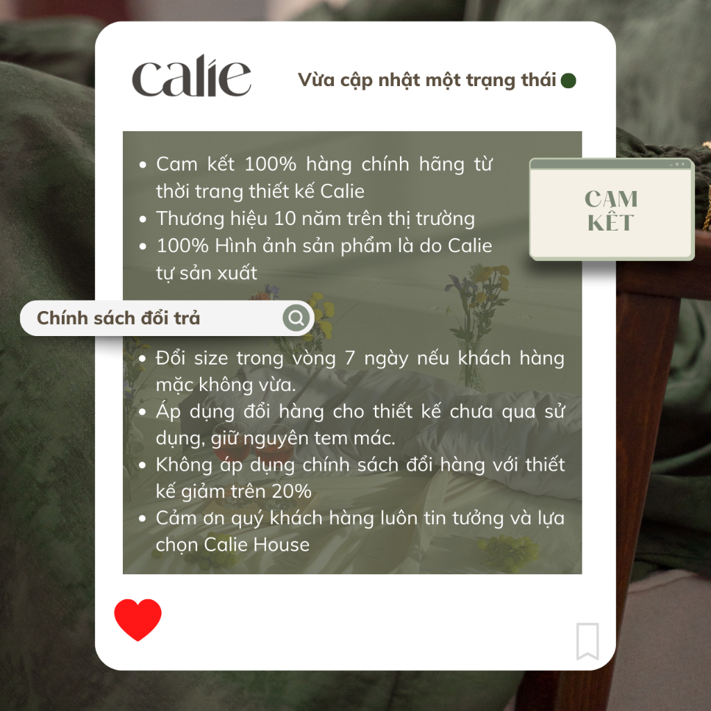 Áo sơ mi nữ cổ tàu phối ren tay bo CALIE AS264